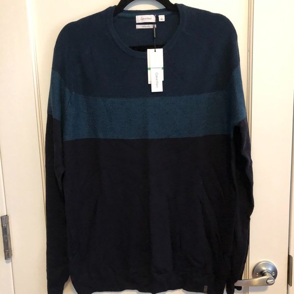 Blue Gradient Stripe Sweater - Picture 1 of 3